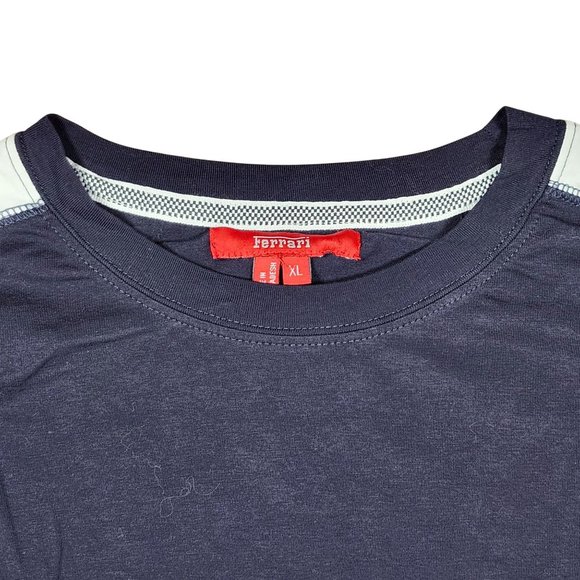 Scuderia Ferrari F1 Formula 1 Glory Ride Graphic T-Shirt Mens Navy White Size XL - Picture 8 of 10